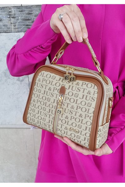 Just Polo Women's Adjustable Long Strap Hand and Shoulder Bag Tm1137