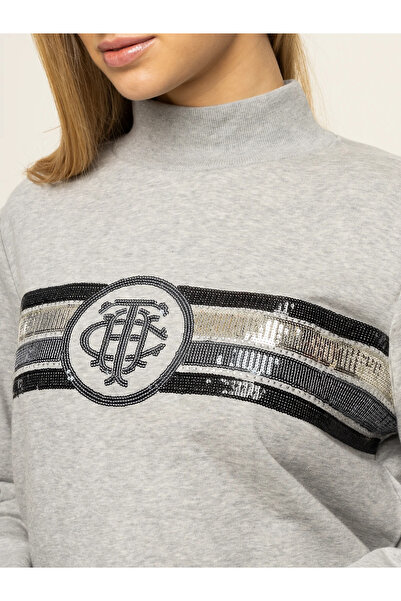 Tommy Hilfiger Pam Mock Regular Fit Organic Cotton Women's Sweatshirt