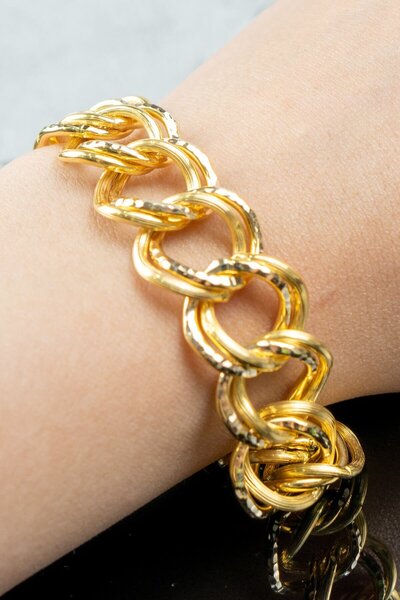 İdeal Sarraf 14 Ayar Altın Uzay Yolu Bileklik 10 Gr