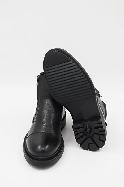 JAMES FRANCO 2305 110 M 25992(Kürklü) Erkek Klasik Bot - Siyah