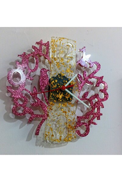 Dekoresin Epoksi kişiye özel saat ( çocuk ve gençler için)