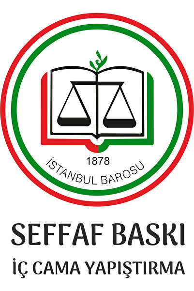 SIRADIŞI REKLAM İSTANBUL BAROSU ARAÇ STİCKER ŞEFFAF İÇTEN YAPIŞTIRMALI