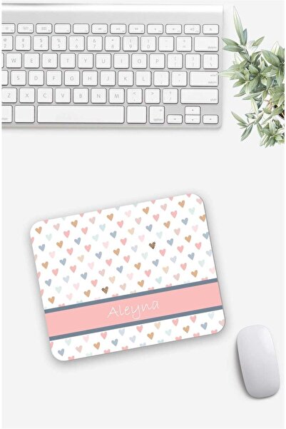 Gizeo Concept Isme Özel Kalpli Desenli Mouse Pad