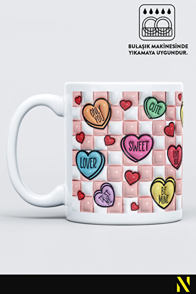 nilizma Heart Imported Mug Cup Mug 330 ml