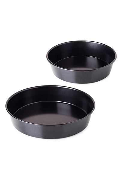 HIC 2 Piece Taflon Round Oven Trays Set
