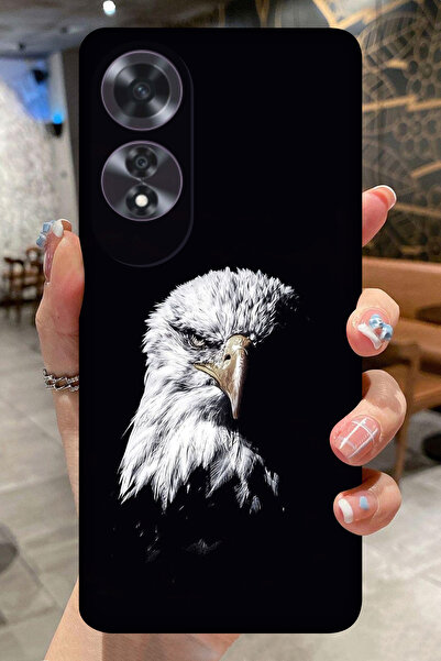 OPPO A60 Futbol Takımı - Kartal Desenli Kamera Korumalı HD Baskılı Silikon Kılıf