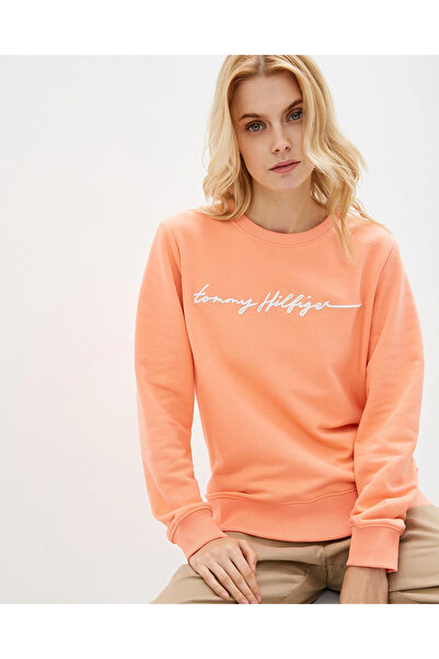 Tommy Hilfiger SIGNATURE LOGO RELAXED FIT WOMEN'S SWEARTSHIRT