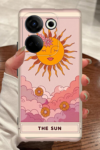 TECNO Camon 20 Pro The Sun Desenli Kamera Korumalı HD Baskılı Silikon Kılıf
