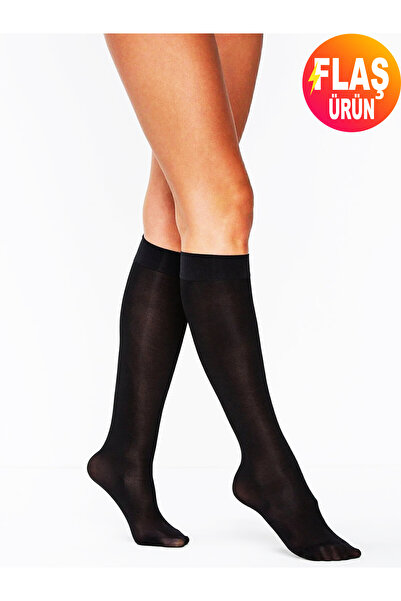 KEMSON Șosete pentru pantaloni opace de 100 de denari, groase și calde, confortabile și elegante