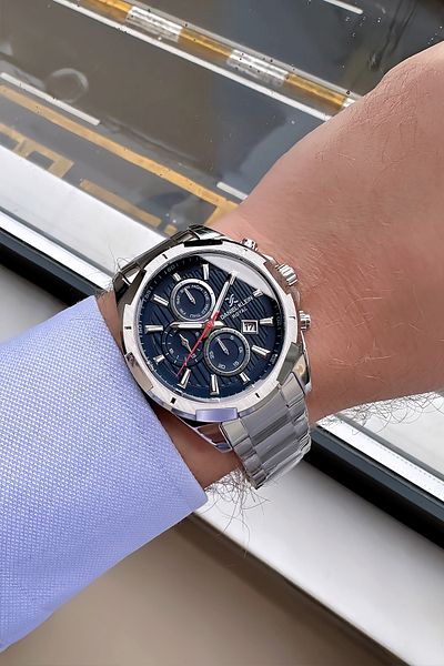 Daniel Klein Royal Original Men Wristwatch 3 Atm Waterproof Silver Color Steel Band Gift Wristband Dke2107C2