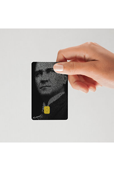 Huggy Craft Mustafa Kemal Atatürk Kart Kaplama Sticker