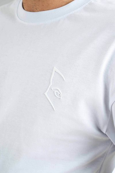 bombe Men's White T-Shirt - Basic, Semi-Owersize, Solid Printed