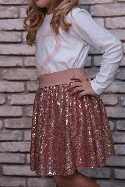 geef kıds Kids Birthday Sequin Skirt