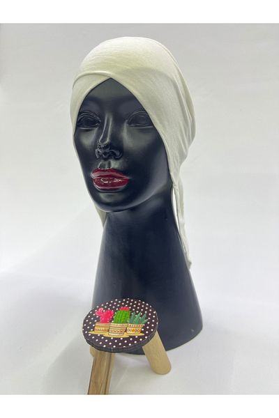 NURMAHREM XL Size Cross Combed Cotton Bonnet - Lycra and Good Quality
