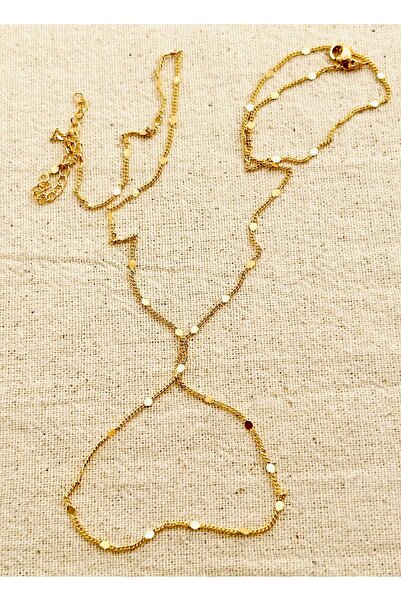 juleeco Pul Detaylı 14 K Renginde Gold Rodyum Şahmeran