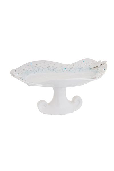 HIC Ceramic serving dish with base