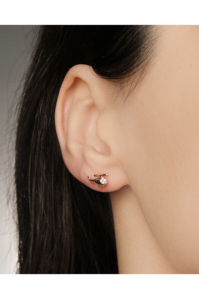 Lekka Design Non-Tarnish Steel Luxury Women's Mini Helicopter Earrings