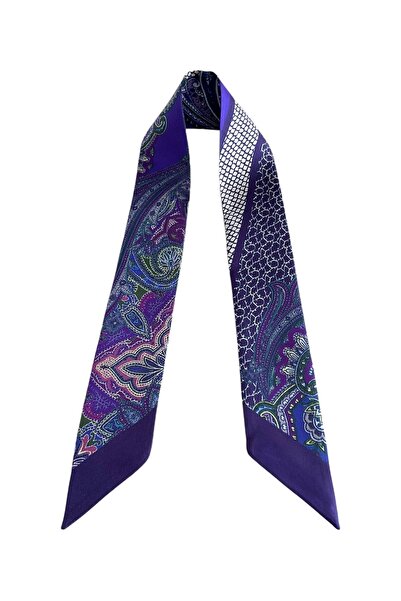 Mudita Ipek Twilly -silk Tales - Mor - 5cm X 80cm