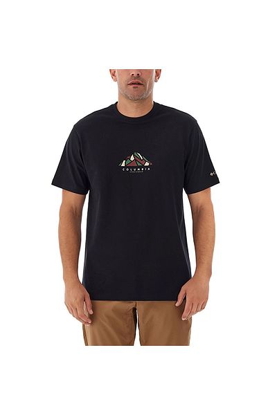 Columbia Tricou negru pentru exterior pentru bărbați Rocky Range CS0396-010