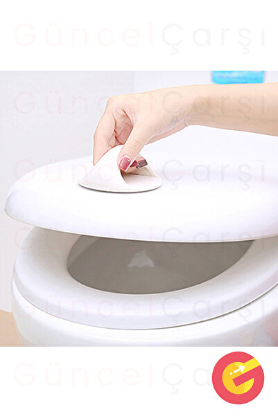 GüncelÇarşı Çok Amaçlı Yapışkanlı Sürgülü Dolap Çekmece Gardırop Kabin Tuvalet Kapağı Açma Plastik Kulp, Kulplar