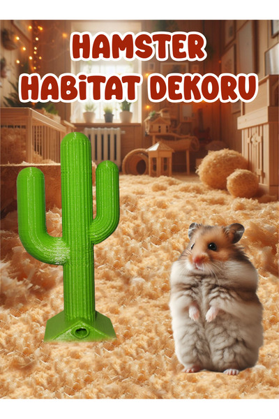MDİZMİR MD İzmir Hamster Kafes , Habitat Dekoru • Kaktüs Dekoru • Ginepig , Tavşan , Fare , Sincap Uygun