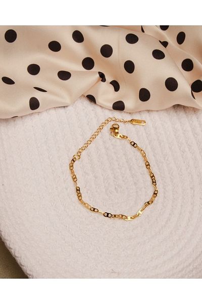 Lekka Design Steel VIP Series Jewelry Cylinder Patterned Chain Bracelet