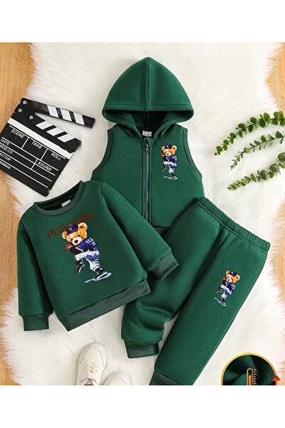 LUNAVISTA 3-Piece Printed Unisex Oversize Tracksuit Set