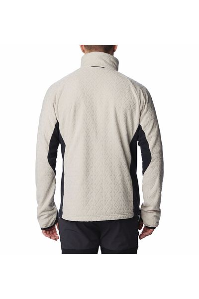 Columbia Titan Pass 3.0 Men's Fleece Top - Full Zip, Ecru, AO2689-278