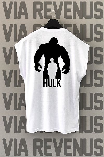 Vordevia Printed 100% Cotton Zero Sleeve Sports Tshirt