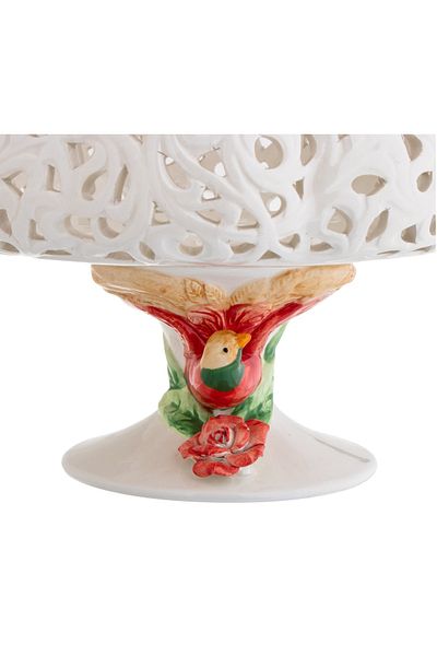 HIC Ceramic serving dish with base