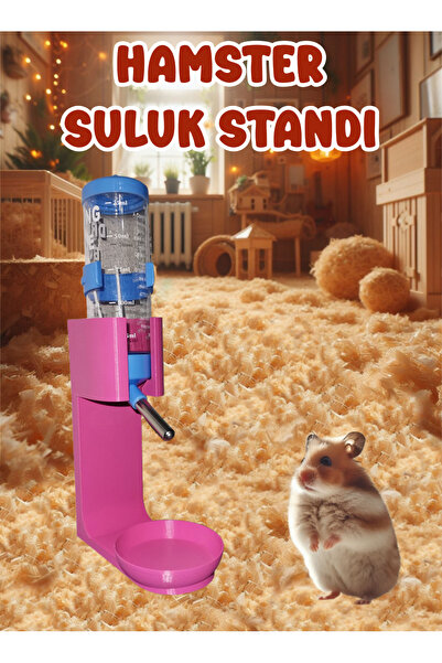 MDİZMİR Renkli Hamster Suluk Standı Suriye Hamsterı Suluk Stand MDizmir Petshop