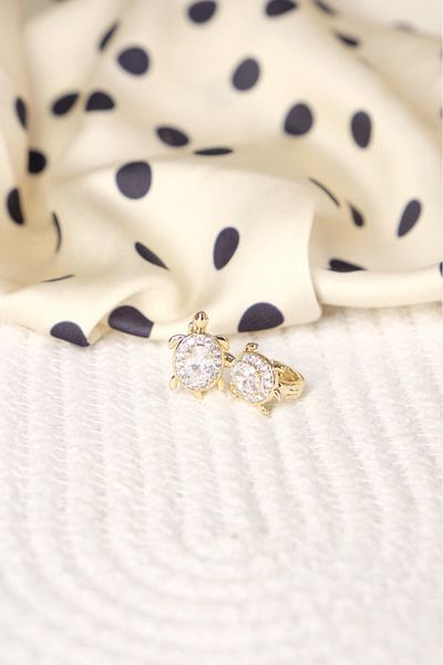 Lekka Design VIP Series Steel Women's Caretta Luxury Turtle Earrings