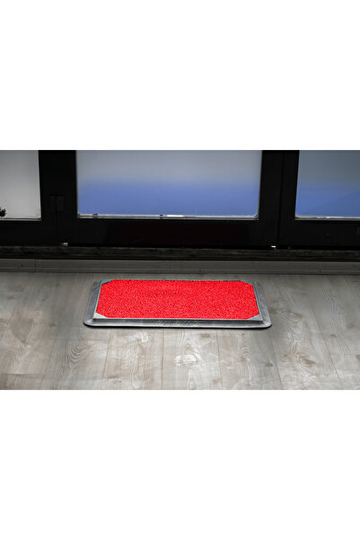 MR MİLREY ممسحة أمامية مجعدة للباب مع حجرة مطهرة - تصميم مضاد للانزلاق - تنظيف وصحة