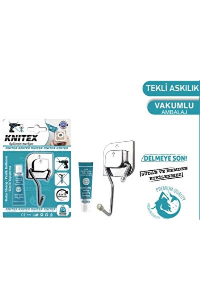 blackleg Metal Yapışkanlı Tekli askı aparatı Banyo Mutfak Askısı  Havlu Askısı 1 Adet