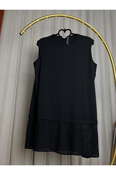 SMY PAMUKLU PENYE KUMAŞ PİLİSELİ SİYAH İÇLİK