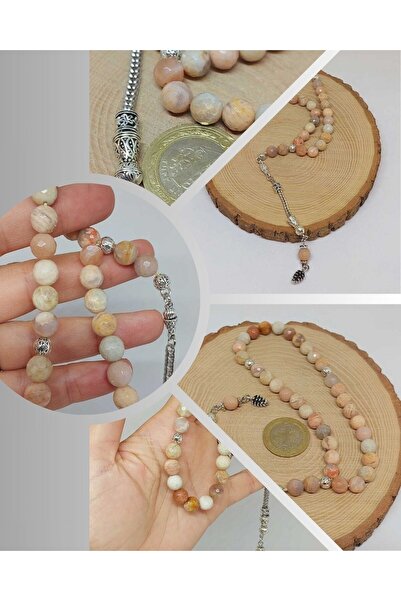 Yasamtohumu Sunstone Gornji Segment Saća kroj 33kom Molitveni Perle 8mm (36540)