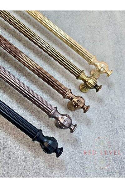 Red Level Hitit 128 mm Siyah Modern Metal Kulp Modelleri Lüks Country Mutfak Dolap Çekmece Mobilya Kulbu