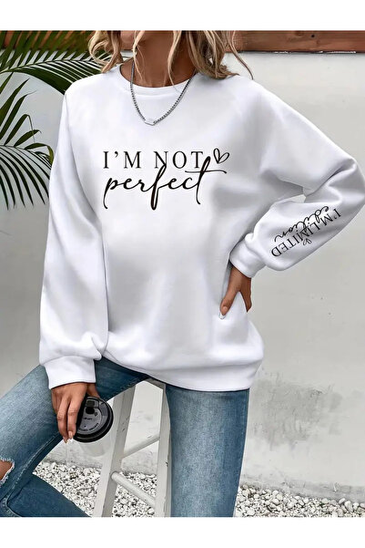 GALASHOP Kadın Modası Sweatshirt Grafik Baskılı sweat