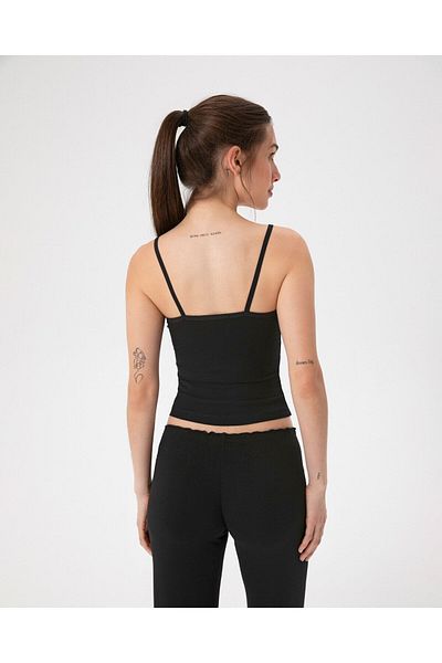 Ayma Active إيكوفيرو المرأة السوداء ™   شورت بوكسر بيجامة مخملية