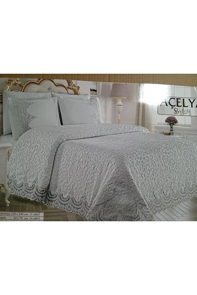 sibella 6 Pcs Lace Bridal Blanket Set