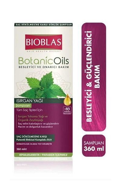 Bioblas Nettle Oil Shampoo