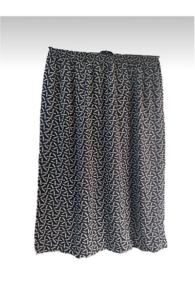 BLUEMOOR Mother's Daily Elastic Print Skirt