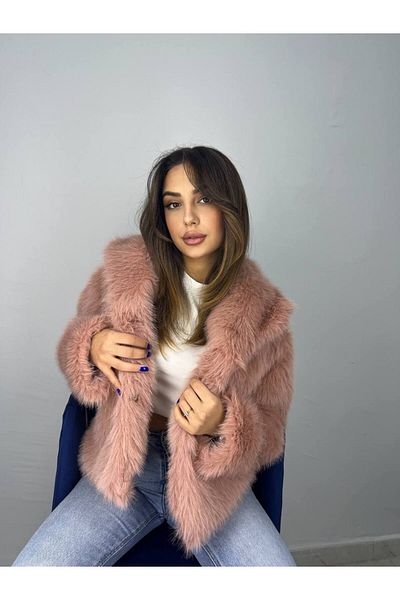 ALFUDO Moda Collection Premium Fur Coat with Lining Inside