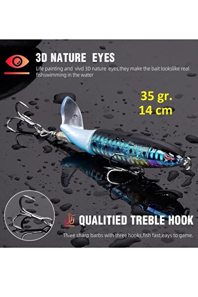 usmtekno Rapala Lures Yapay Suni Yem Turna Levrek yayın Rapala 35gr