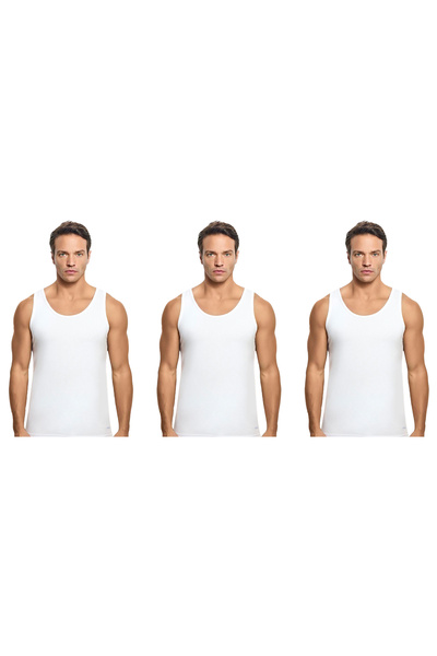 Muks Ανδρικό εσώρουχο MUK 3 ΣΥΣΚΕΥΑΣΙΑ 100% βαμβάκι Λευκό-Μαύρο-Γκρι