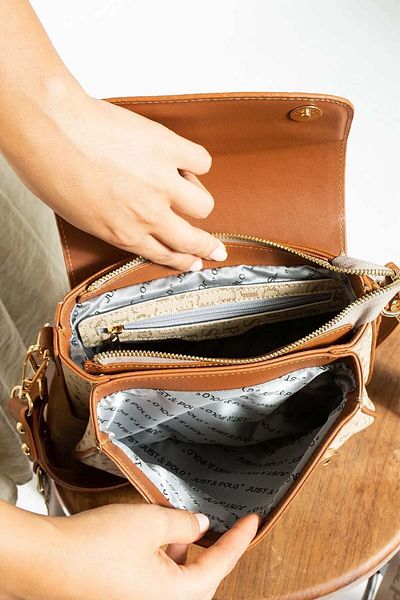 Just Polo Women's 2 Compartment Shoulder Bag