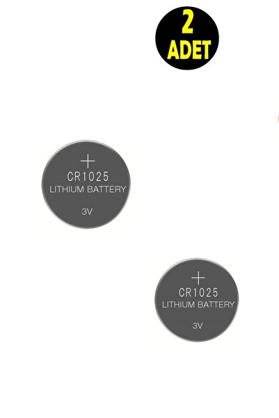 usin 2 ADET 3 VOLT CR10025 Lityum Düğme Para Pil CR 1025 Pil