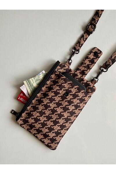 İsella Phone Bag and Wallet Houndstooth