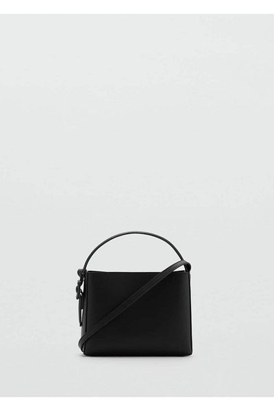 MANGO Woman Shopper-Tasche mit Schnalle und Detail