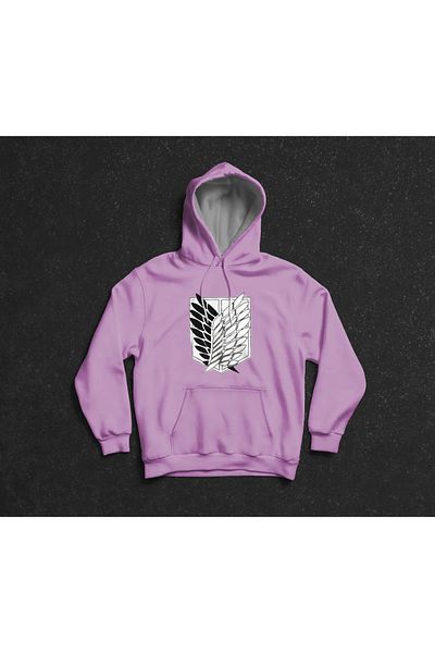 Merkür Store Attack on Titan Printed - Unisex Oversize Hooded Hoodie Sweatshirt